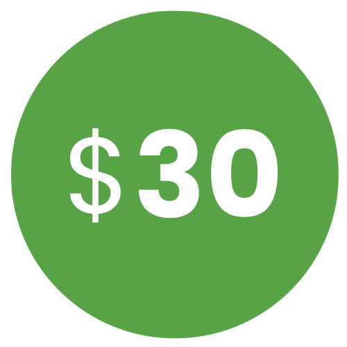 $30 Circle $30 Circle