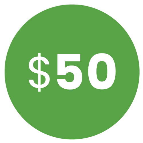 $50 Circle $50 Circle
