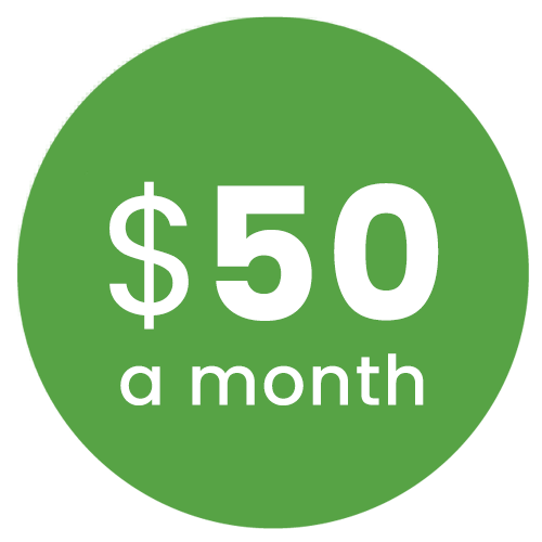 $50 Monthly Circle